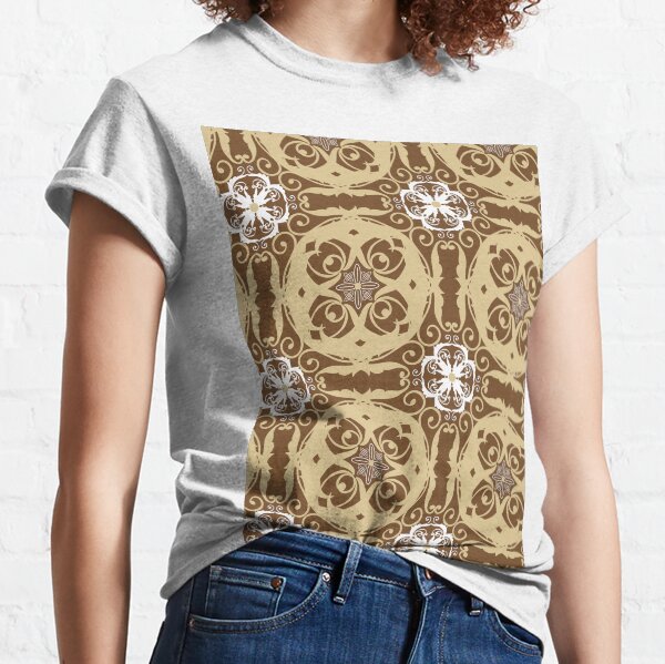 Batik Parang Design - Parang Batik Design - Batik Indonesien - Indonesischer Batik Classic T-Shirt
