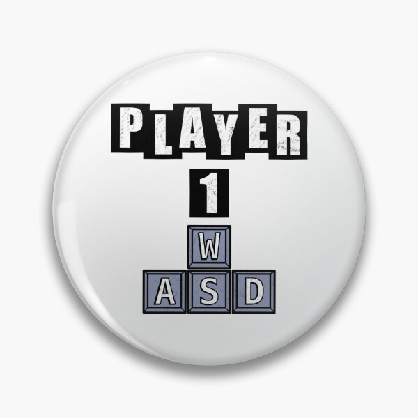 Item preview, Player One on Keyboard - White designed and sold by BusyMonkeys.