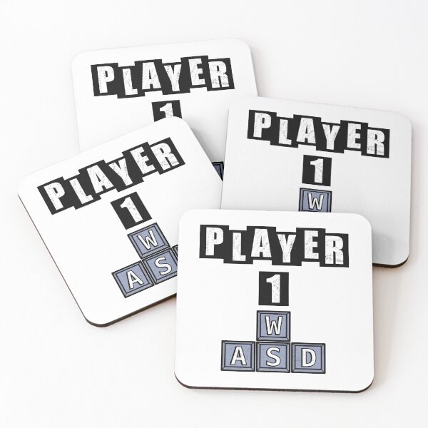 Item preview, Player One on Keyboard - White designed and sold by BusyMonkeys.