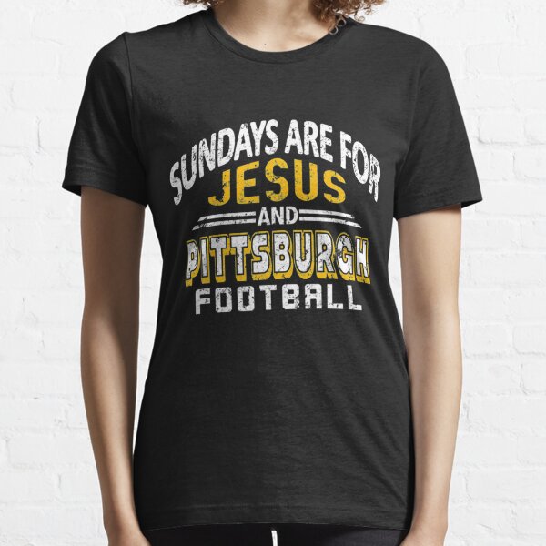 Sundays are For Jesus and Pittsburgh Football Active T-Shirt for Sale by  CkteesDes14