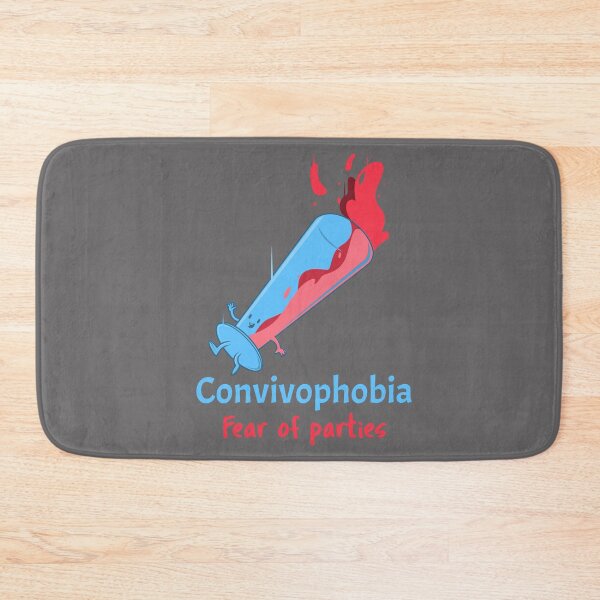 Item preview, Convivophobia - Fear Of Parties designed and sold by PhobiaStore.