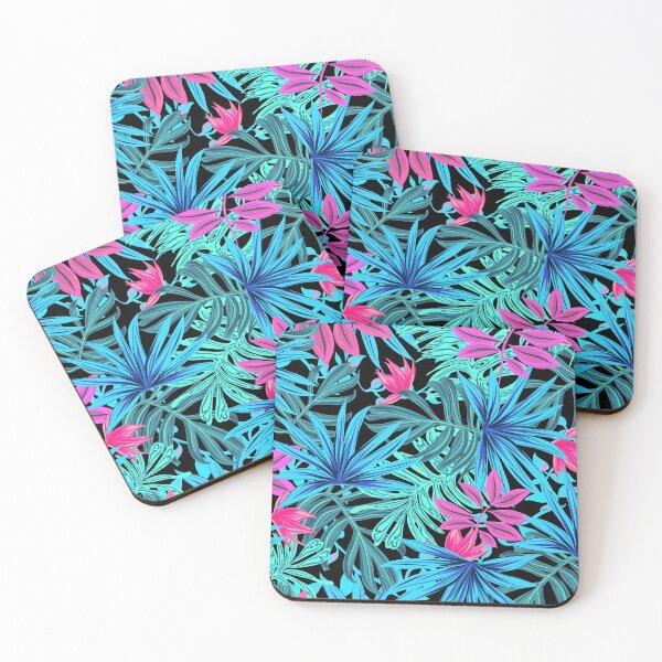 Item preview, Colorful Tropical Floral Pattern designed and sold by 30-Merch.