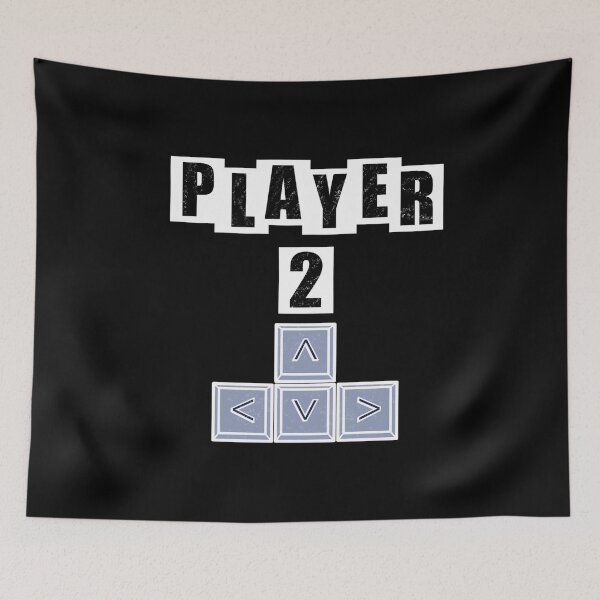 Item preview, Player Two on Keyboard - Black designed and sold by BusyMonkeys.