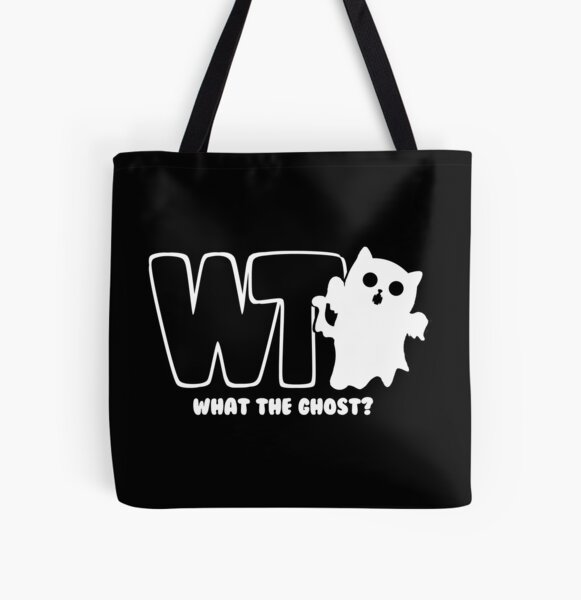 What The Ghost? - Light All Over Print Tote Bag