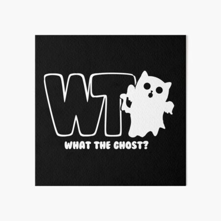 What The Ghost? - Light Art Board Print