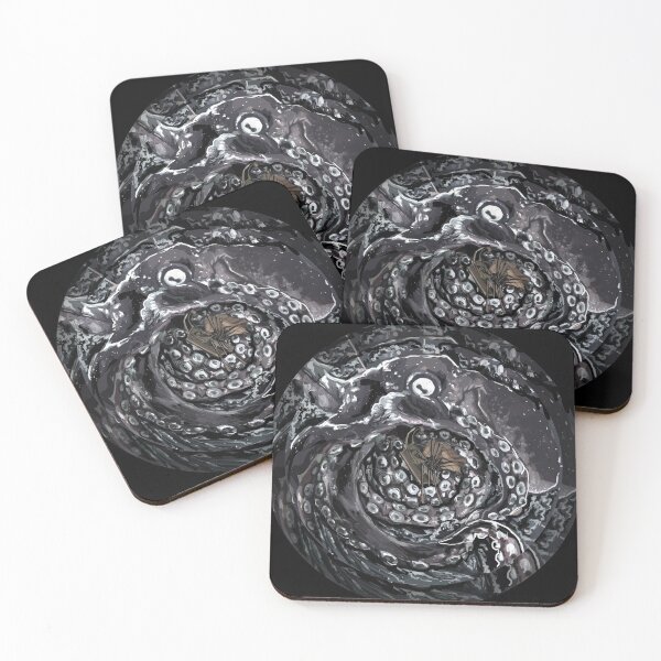 Item preview, Kraken vs Greek vessel in Gray designed and sold by Deathoftheself.