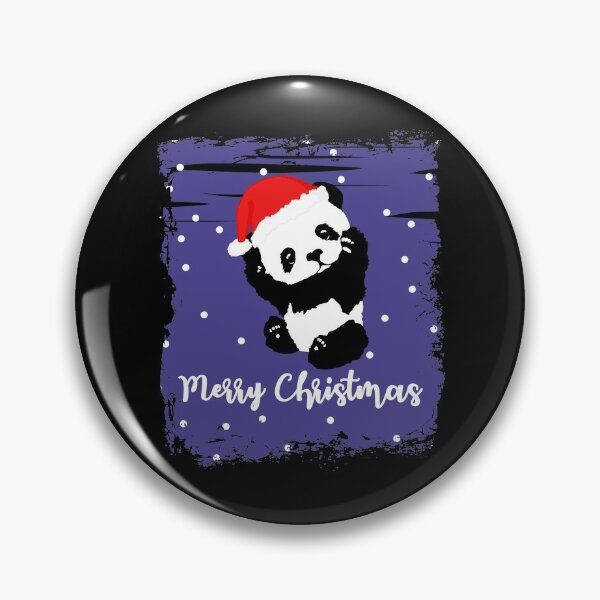 Item preview, Merry Christmas A Cute Little Panda With A Christmas Cap In The Snow designed and sold by Paulina Vanlife.