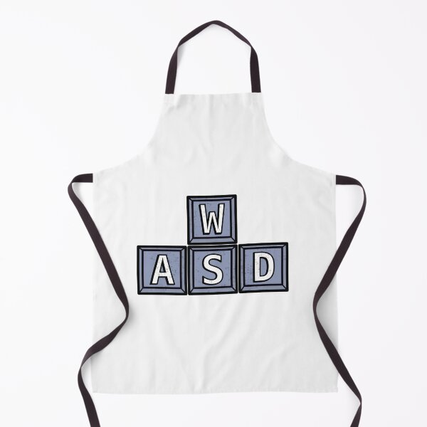 Item preview, WASD on Keyboard - White designed and sold by BusyMonkeys.
