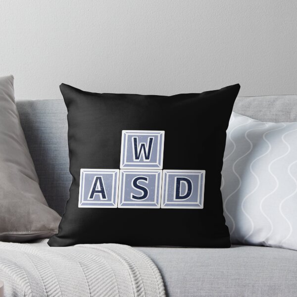 Item preview, WASD on Keyboard - Black designed and sold by BusyMonkeys.