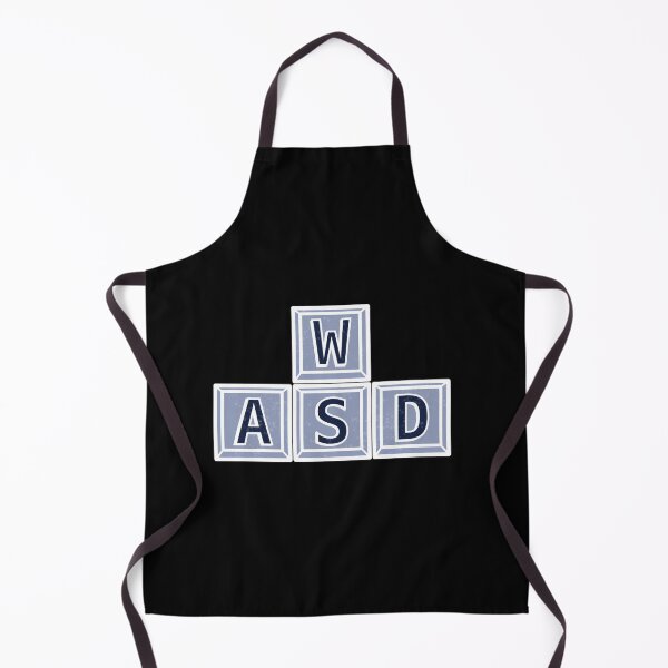Item preview, WASD on Keyboard - Black designed and sold by BusyMonkeys.