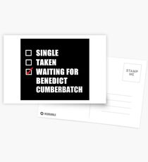 Waiting For Benedict Cumberbatch Postcards