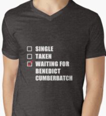 Waiting For Benedict Cumberbatch Men's V-Neck T-Shirt