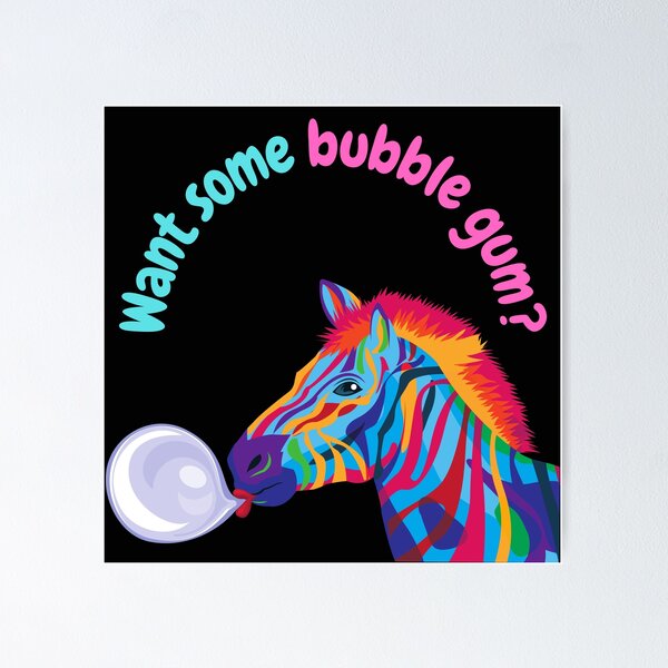 Item preview, Zebra bubble gum designed and sold by Sarasyed7212.