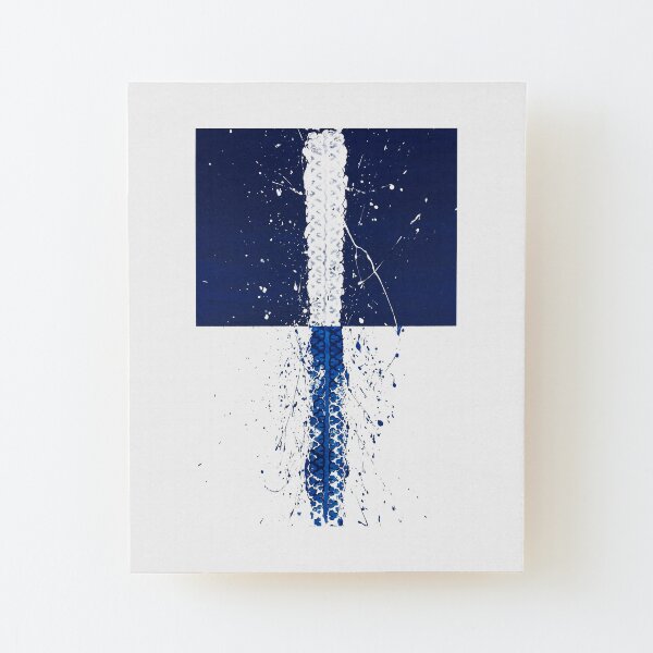 Blue Way Wood Mounted Print