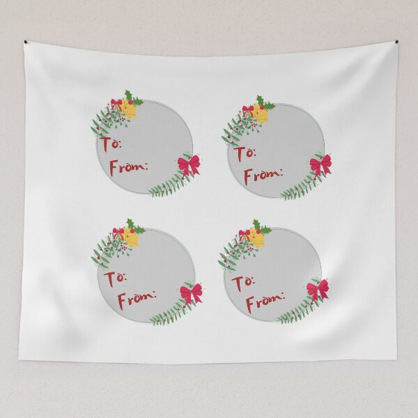 Item preview, Christmas name tags for presents and gifts designed and sold by crikz.