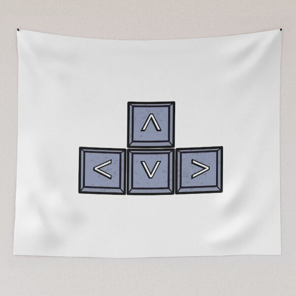 Item preview, Directional Arrows on Keyboard - White designed and sold by BusyMonkeys.