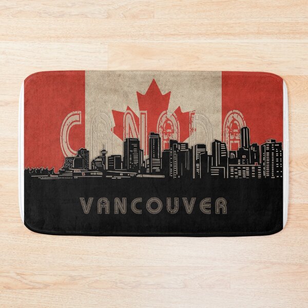 Item preview, vancouver skyline flag designed and sold by BekimART2.