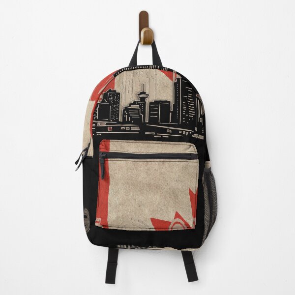 Artikelvorschau, Vancouver Skyline Flagge entworfen und verkauft von BekimART2.