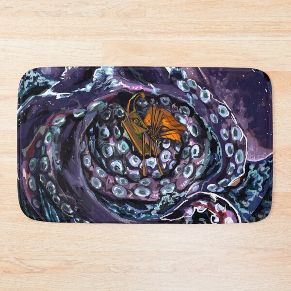 Item preview, Kraken vs Greek vessel Blue designed and sold by Deathoftheself.