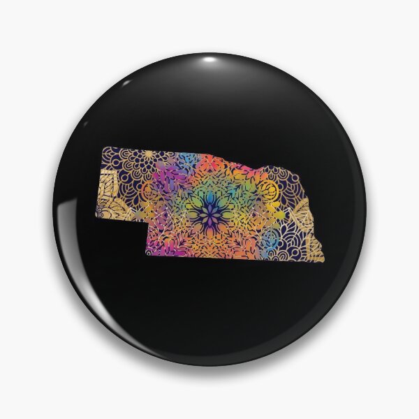 Item preview, Nebraska United States of America Mandala Map  designed and sold by labatchino10.