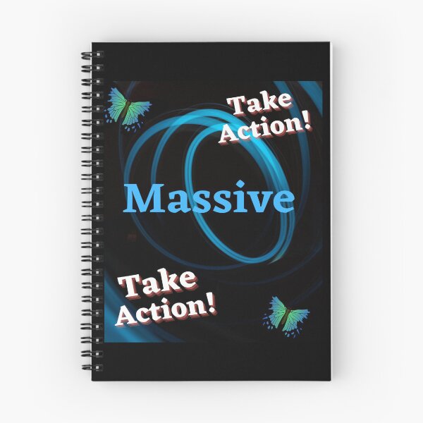 Item preview, TAKE MASSIVE ACTION! designed and sold by Trendi61.