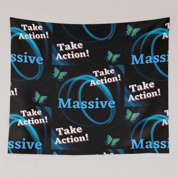 Item preview, TAKE MASSIVE ACTION! designed and sold by Trendi61.
