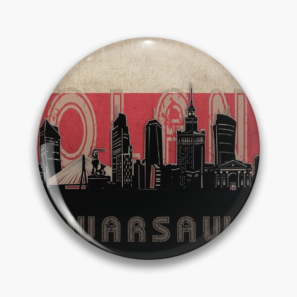 Item preview, warsaw skyline flag designed and sold by BekimART2.