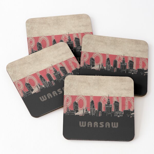 Item preview, warsaw skyline flag designed and sold by BekimART2.