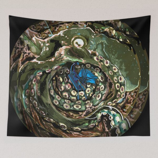 Item preview, Kraken vs Greek vessel Green designed and sold by Deathoftheself.