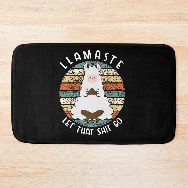 Item preview, Lamaste Lama Alpaca Yoga - Funny Meditation designed and sold by Lenny Stahl.