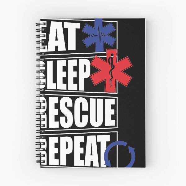 Item preview, Eat Sleep Rescue Repeat designed and sold by teemey.