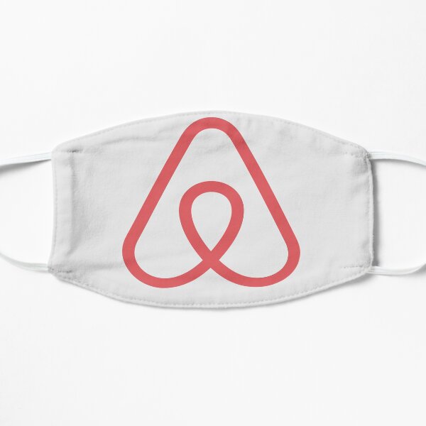 Airbnb Logo Icon Gift for Airbnb fan Flat Mask