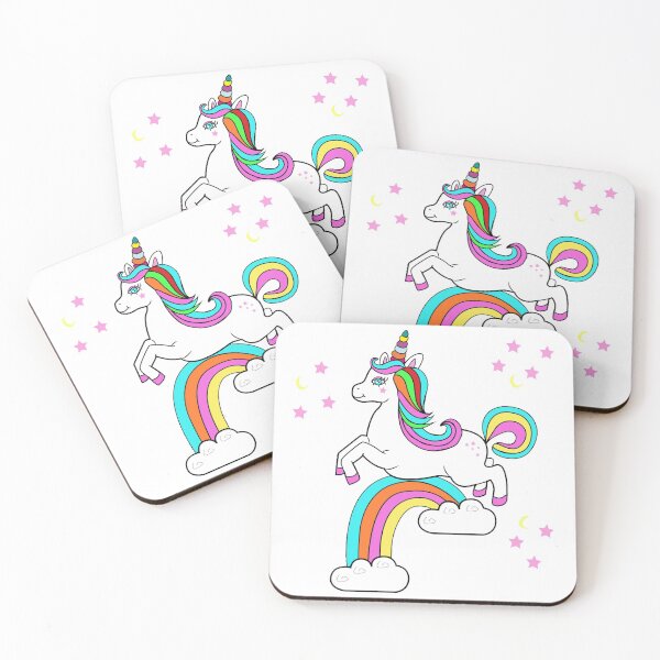 Item preview, Unicorn Rainbow Art designed and sold by zanbo.