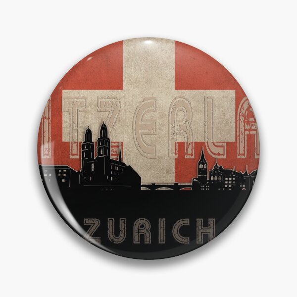 Item preview, zurich skyline flag designed and sold by BekimART2.