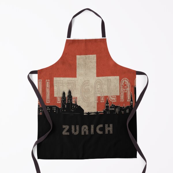 Item preview, zurich skyline flag designed and sold by BekimART2.