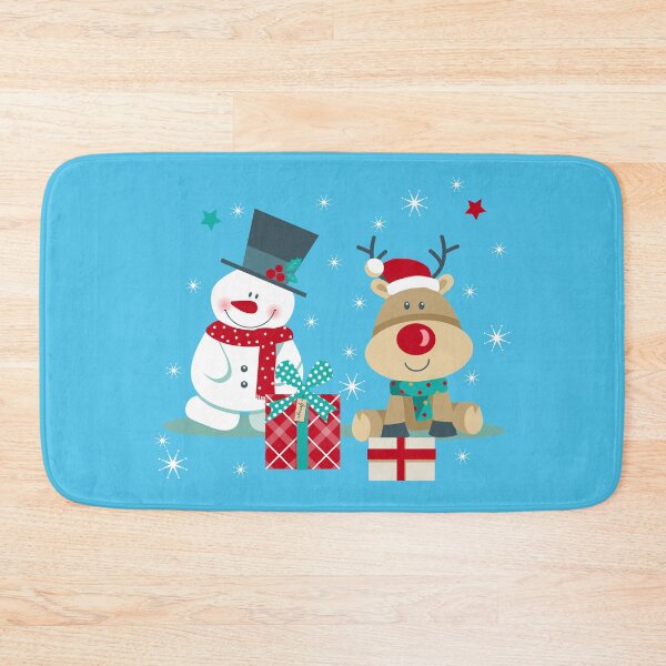 Item preview, Christmas season with snowman and deer designed and sold by Nanahnania.