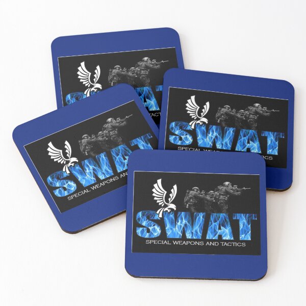 Item preview, SWAT BLUE FLAME designed and sold by THE AMERICAN TEEVANGELIST.