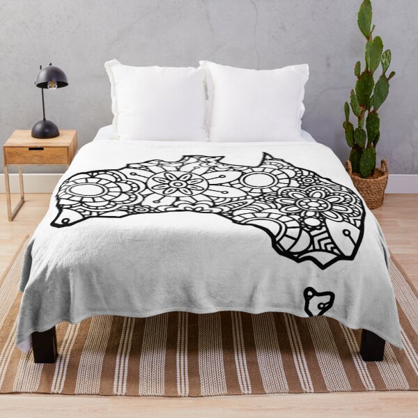 Item preview, Australia Map Mandala  designed and sold by yacine12353.