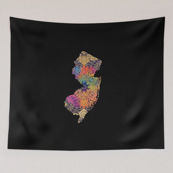 Item preview, New Jersey  United States of America Mandala Map  designed and sold by labatchino10.