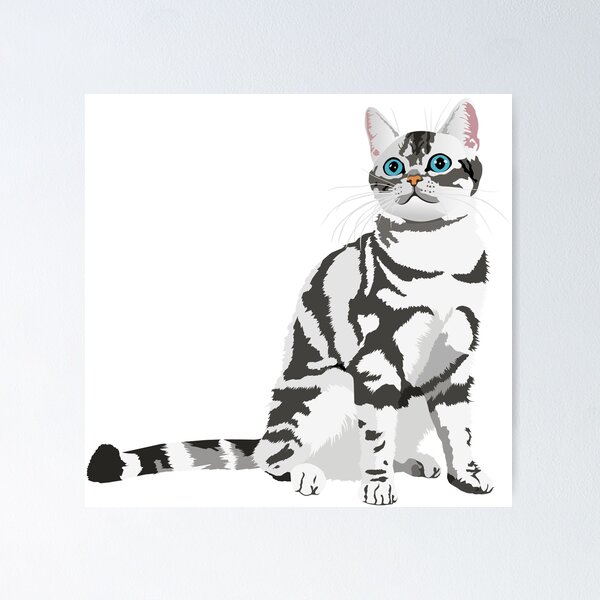 Item preview, American Shorthair Cat designed and sold by NorseTech.