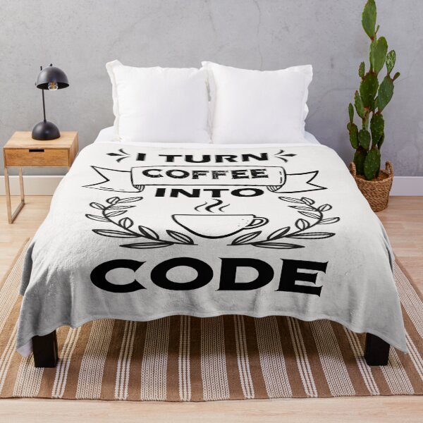 Item preview,  I Turn Coffee Into Code designed and sold by ibrastore.