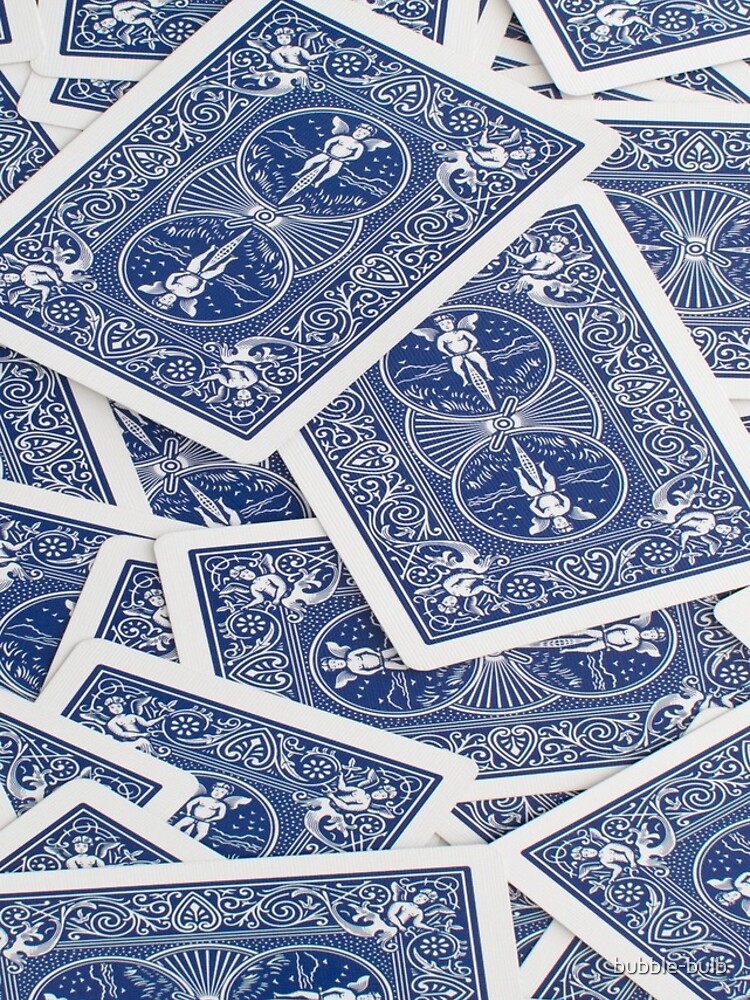 Thumbnail 4 of 4, iPhone Case, Playing Cards Pattern designed and sold by bubble-bulb.