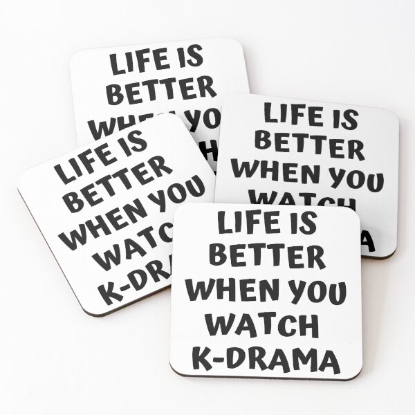 Item preview, Life is better when you watch kdrama designed and sold by KdramaSayQuote.