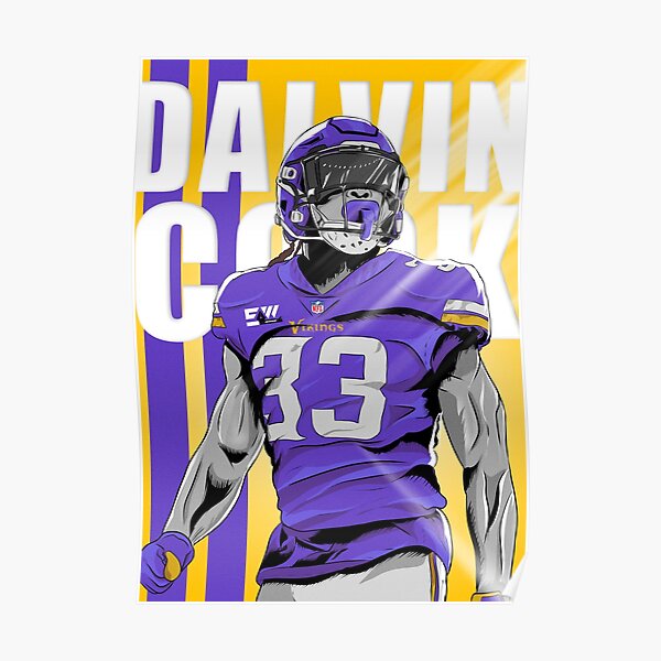 Dalvin Cook 33 Minnesota Vikings Football Team T-Shirt - Kingteeshop