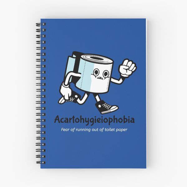 Item preview, Acartohygieiophobia - Fear of running out of toilet paper designed and sold by PhobiaStore.