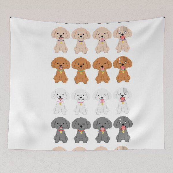 Item preview, Poodle pet dog dogs pets puppy art caniche pop art groomers designed and sold by Coolstuff4you71.