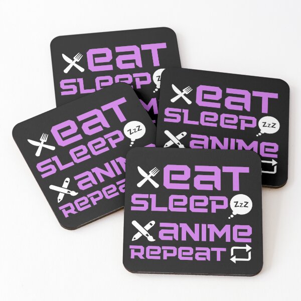 Item preview, eat sleep anime repeat designed and sold by chigara.