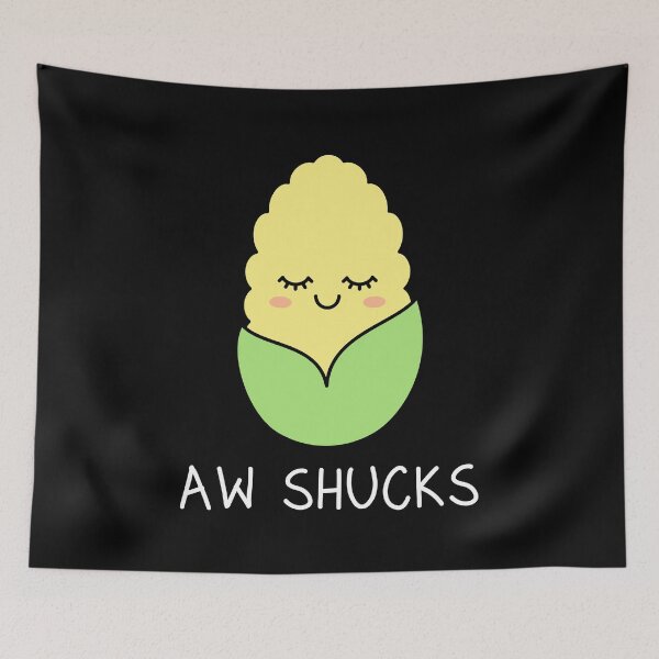 Item preview, Shy Corn. Aw Shucks Pun designed and sold by TashaVector.