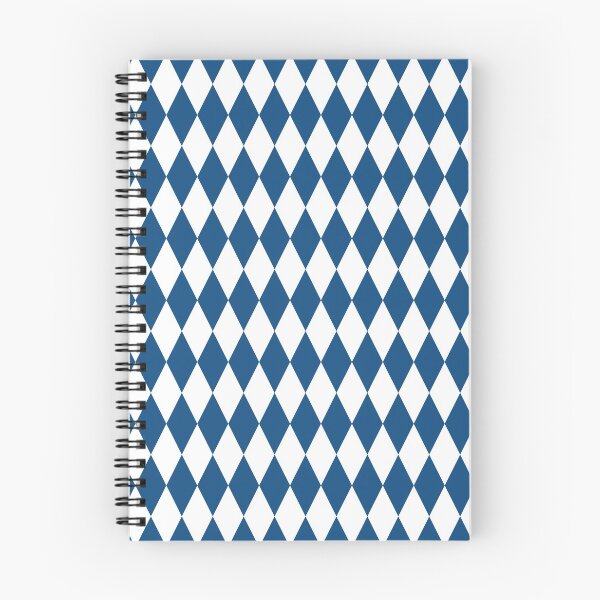 Item preview, Rhombuses in classic blue color in minimal pattern designed and sold by acidmit.