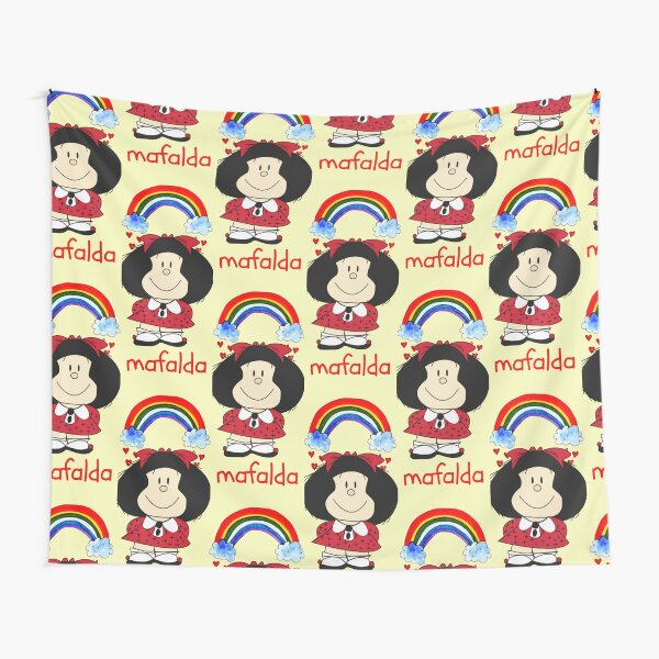 Mafalda rainbow Tela decorativa